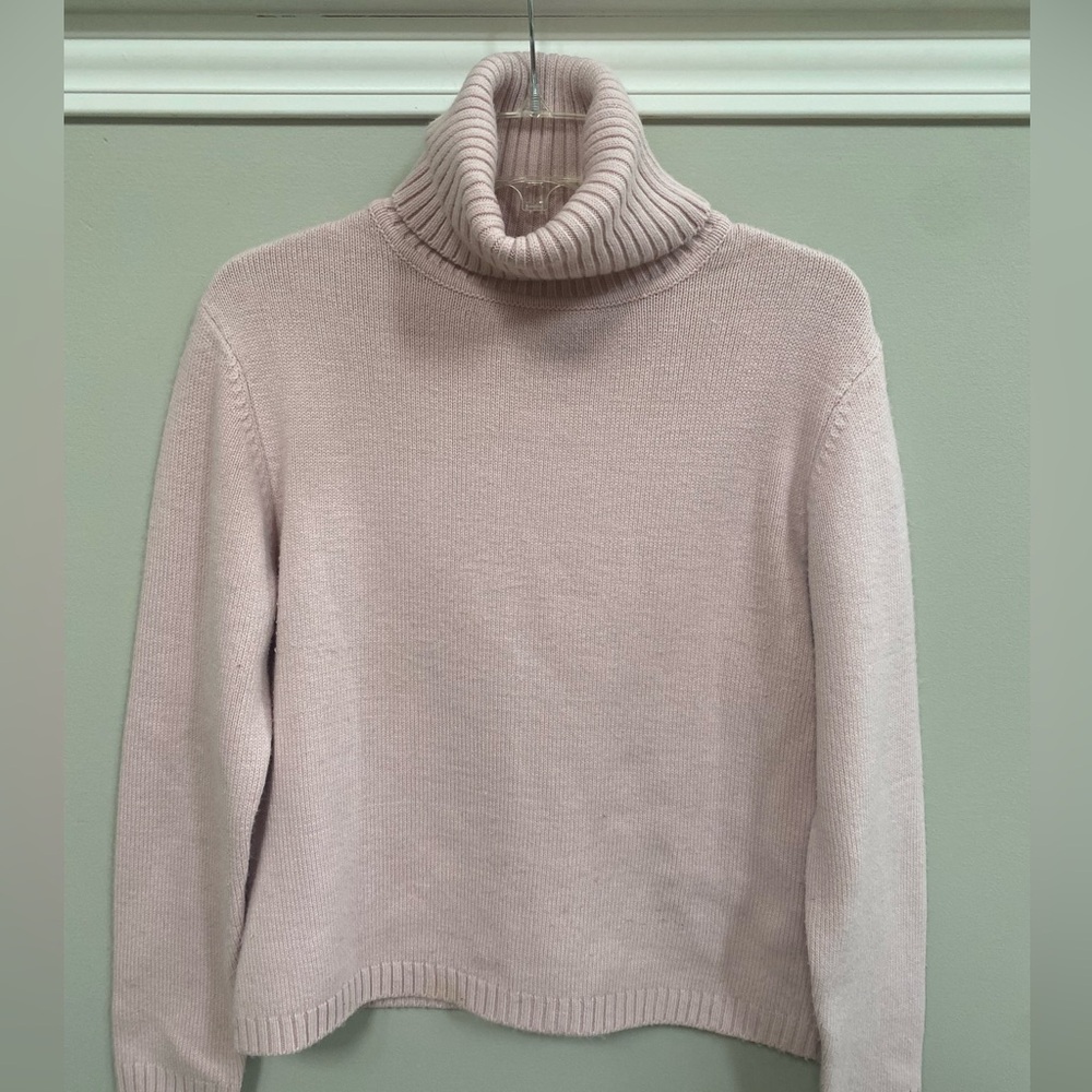 Click house Cozy Pink Cowl Neck Sweater